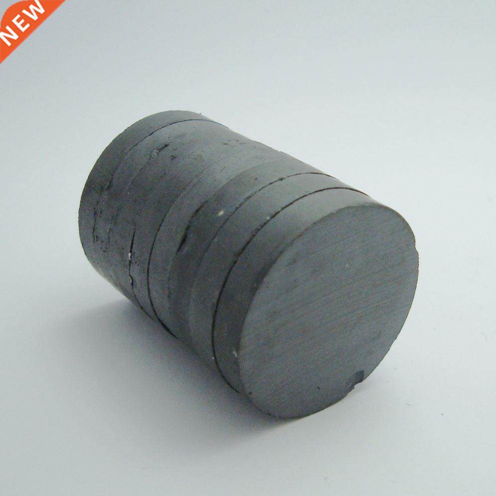 8pcs ferrite round magnet dia0x5mm black permanent magnets