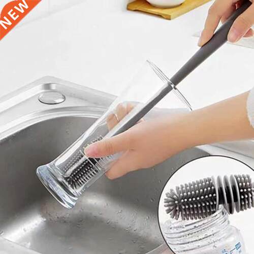 Silicone Cup Brush Cup Scrubber Glass Cleaner Kitchen Cleani