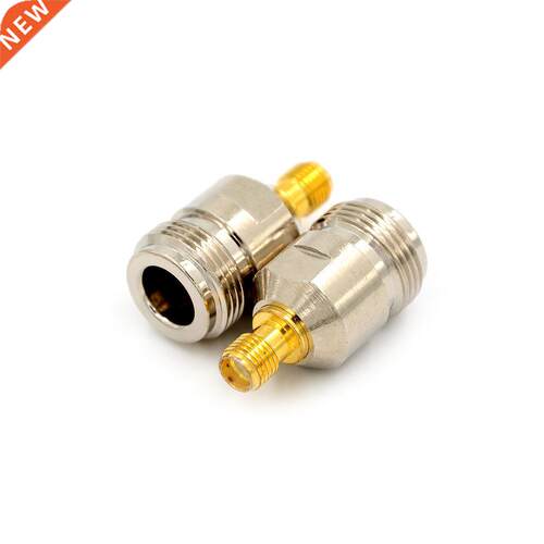 Brass N Fale Jack to SMA Fale Plug Straight RF Connector
