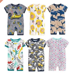 Summer 2022 Baby Boys Girls Clothes Newborn Baby Romper One