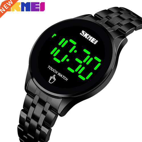 SKMEI Simple Men Digital Watch Fashion Touch Screen LED Lig