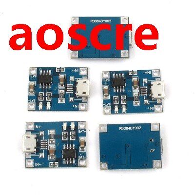 5V Micro USB 1A 18650 Lithium Battery Charging Board Charger