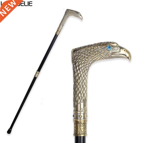 Bronze Eagle Head Walking Stick Cane Man Party Decorative W