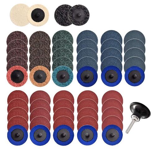 60Pcs 2 Inch Quick Change Discs Set Sanding Discs 1/4 Inch H