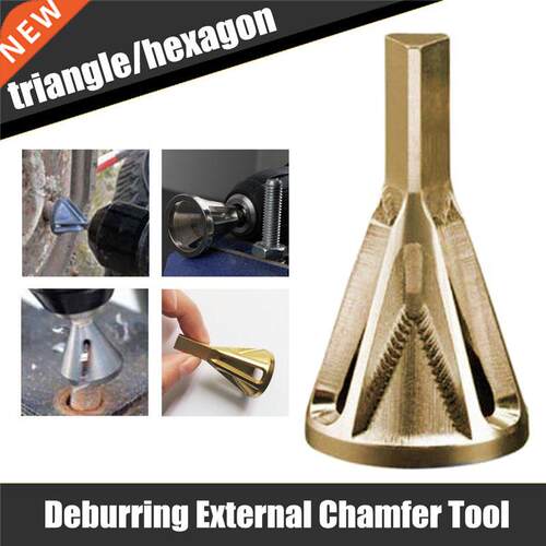Titanium Coated Deburring External Chamfer To Bit 1/4 Inch