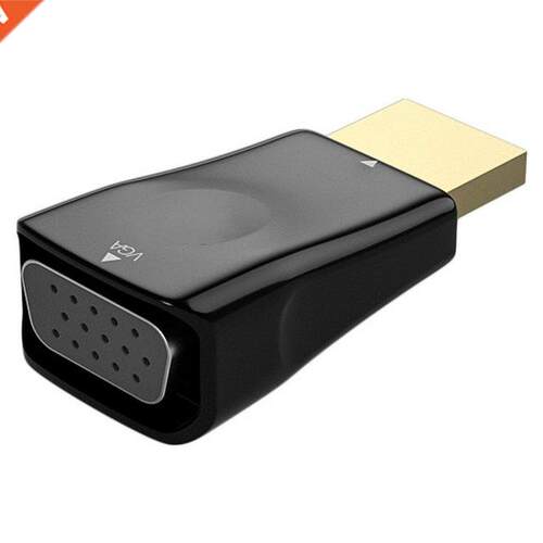 HD 1080P Male to Female HDMI-compatible to VGA Adapter Conv