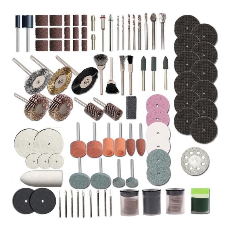 248pcs Rotary Tool Accessories Set for Easy Cutting Grinding