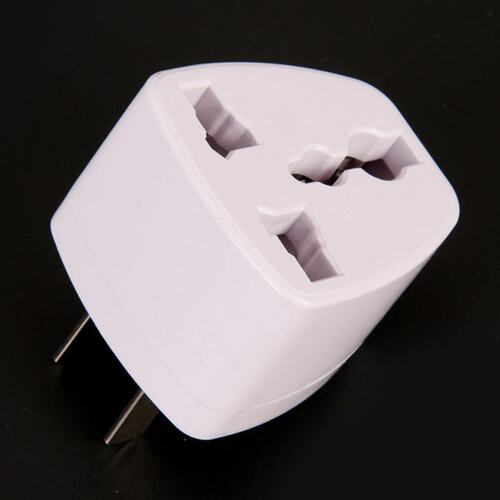 2 Pin Universal Travel EU UK AU To USA AC Power Adapter Plug