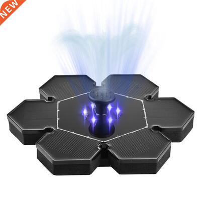 LED 2.4 Ground Solar Fountain Pump Waterproof Solar Panel w