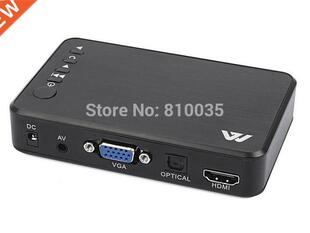 1080p USB External HDD Media Player box HDMI/VGA/AV out supp