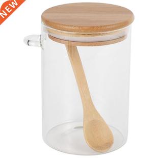 Food Storage Glass Jar Clear Sealed Canister Container with