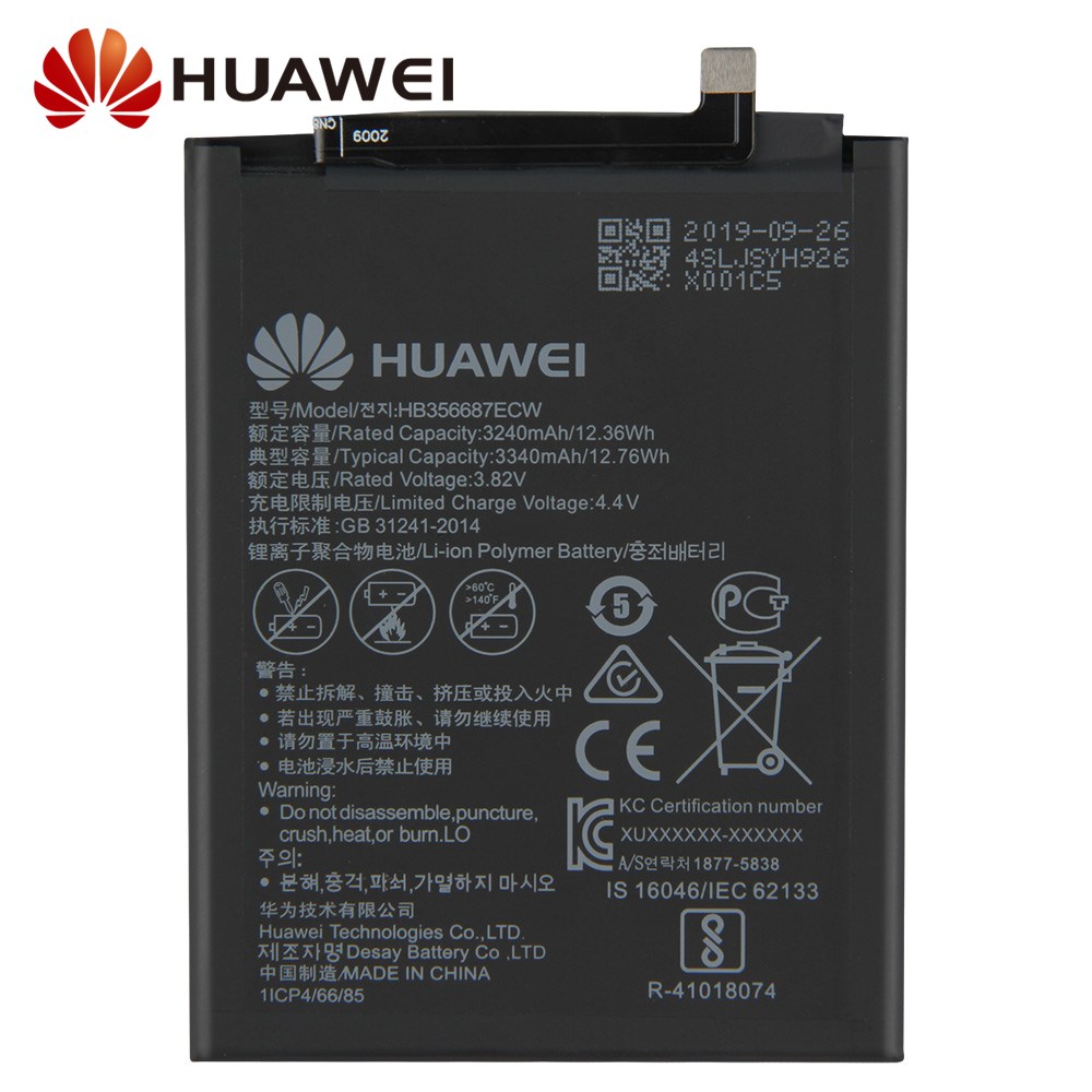Original Battery HB356687ECW For  Nova 2i 2S 2Plus 3i 4e  P3