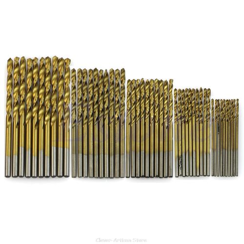 1/1.5/2/2.5/3mm Titanium Coated HSS High Speed Steel Drill B
