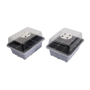 Plants Succulents Plastic 6/12 Hole Cultivation Pot With Bre