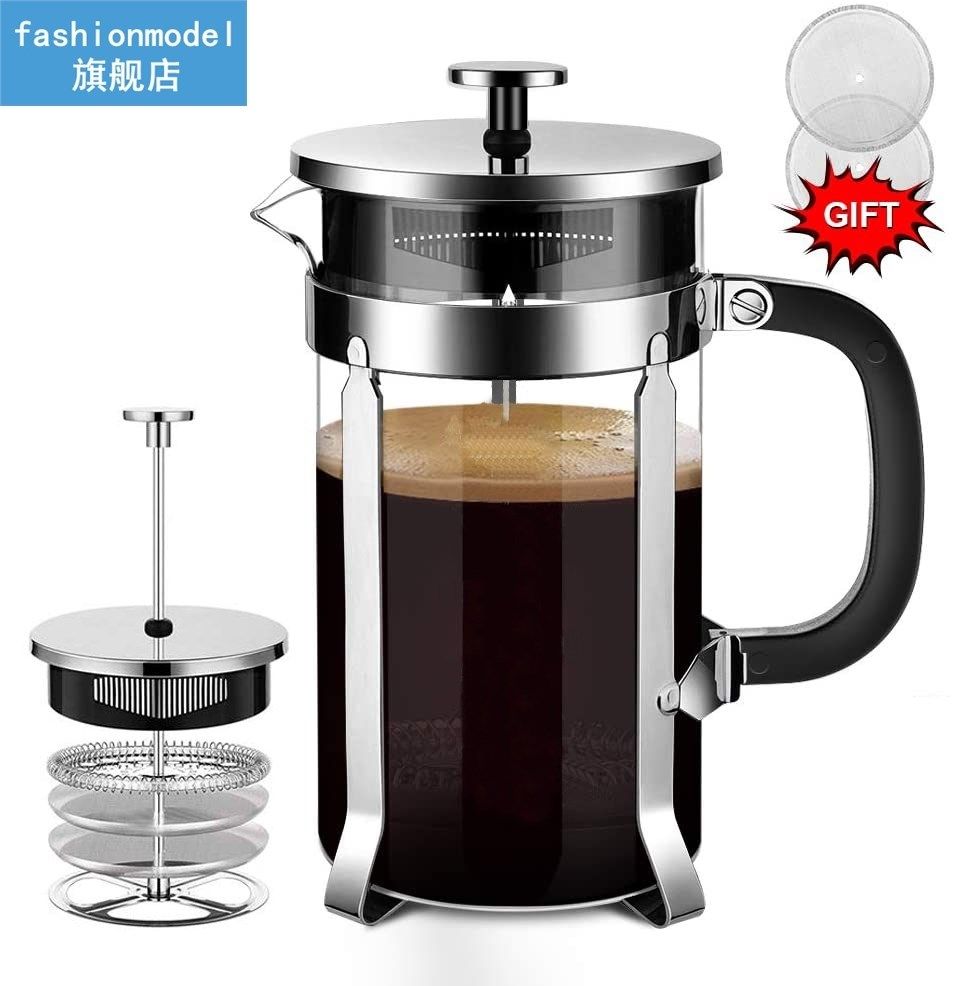 French Press Coffee Maker  Large Capacity Manual Heat Resis