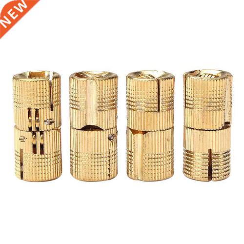 4Pcs 12mm Brass Barrel Invisible Hinge for Door Caravan Work