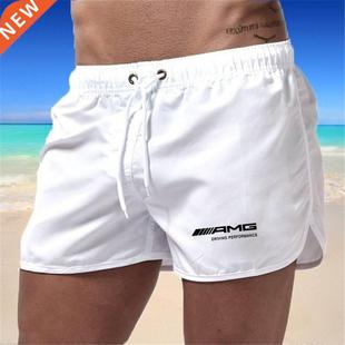 Summer Swimwear Men Swimsuit Swimming Trunks Boxer Short Bea