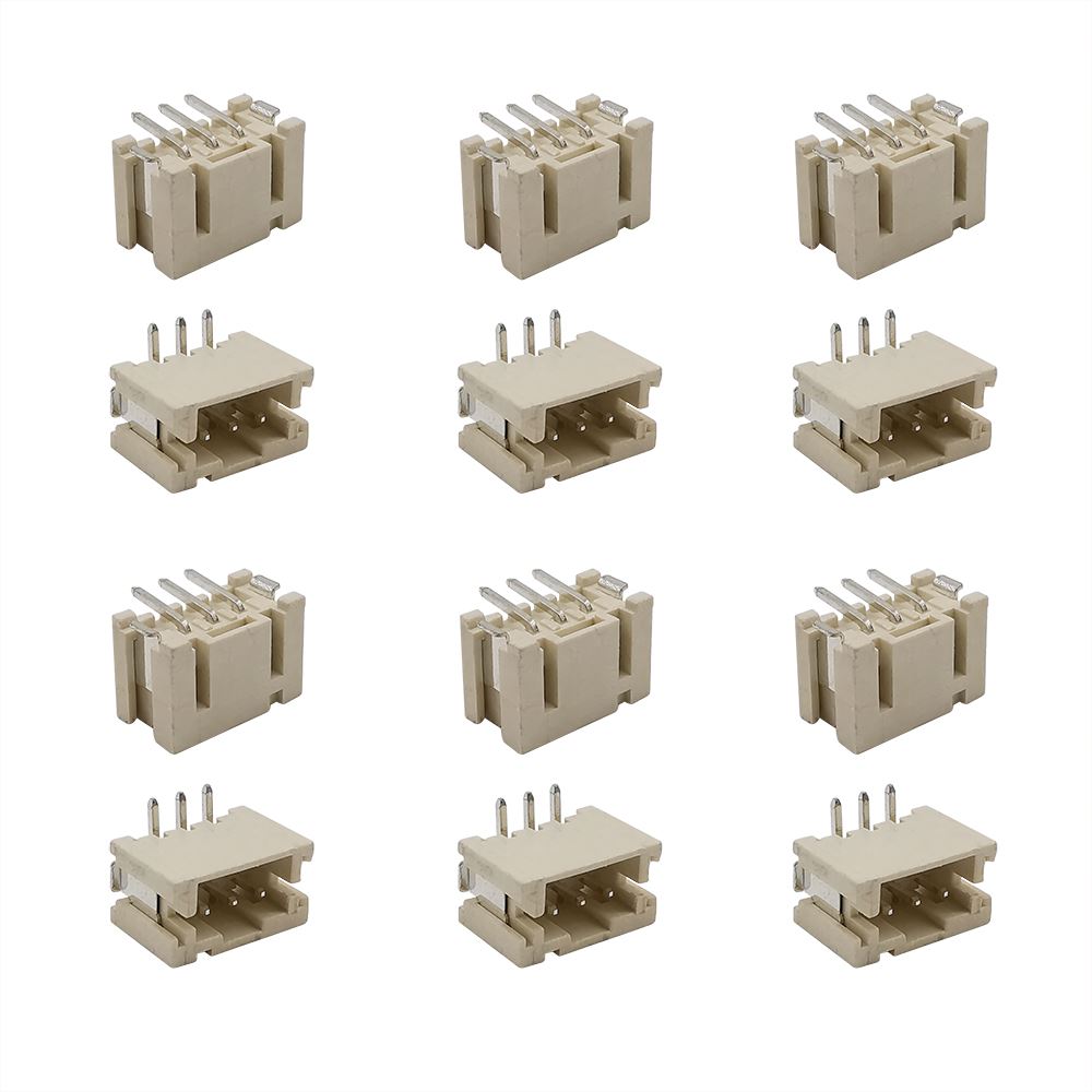 50/100Pcs PH 2.0mm 3 Pin Vertical SMD Male Plug Housing Term
