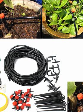 25M Garden Automatic Watering System Adjustable Hose Plant W