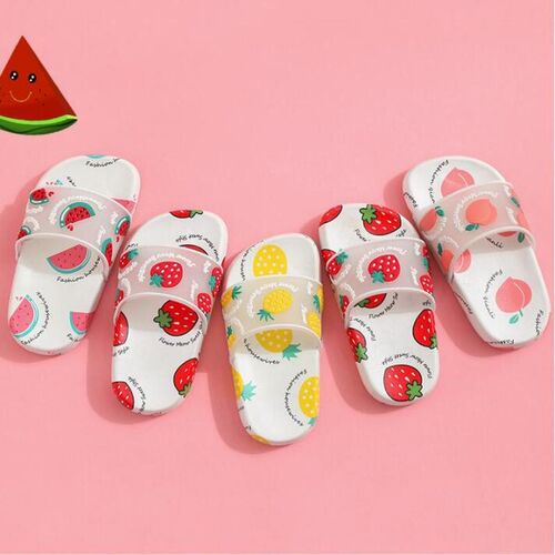 Summer Slippers children Slides girls Shoes Cartoon Fruit St