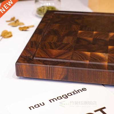 walnut wood chess cutting board end -grain cutting board wo