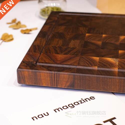 walnut wood chess cutting board end -grain cutting board wo
