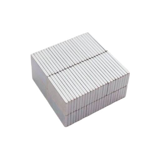 100pcs Magnetic Materials Block 10x5x0.8mm N40 Super Strong