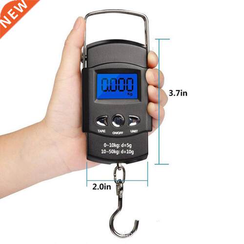 50kg X 10g Mini Digital Scale for Fishing Luggage Travel Wei