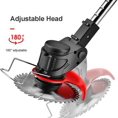 24V Cordless Electric Grass Trimmer 1680W Adjustable Lawn Mo