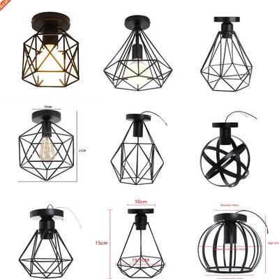 lampara techo Ceiling light E27 Metal Ceiling Lights Iron L