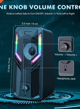 K1KF 7.48in Heigh Portable Speakers Cases Player Connect wit