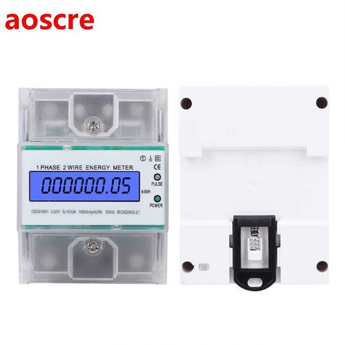 switch wireless switch Single Phase Din Rail Energy Meter 4P
