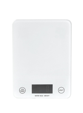 5kg 1g Kitchen Scales LCD Display Toughened Glass for Cookin
