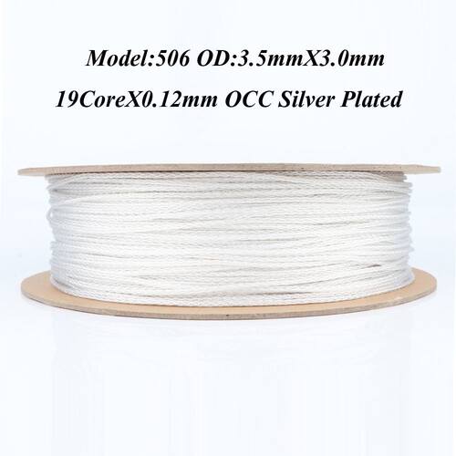 8Cores 6N OCC Copper Silver Plated Upgrade Wire Hifi Headph