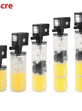 3 in 1 Internal Submersible Water Filter Pump Aquarium Fish