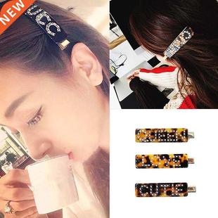 2022 Korean Acrylic Hair Clips for Women Customie Letter Ha