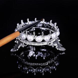 False Nail Art Plate Tips  Design Display Stand Golden R