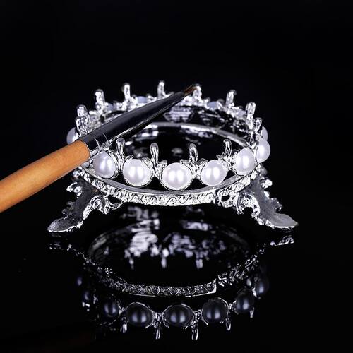 False Nail Art Plate Tips  Design Display Stand Golden R