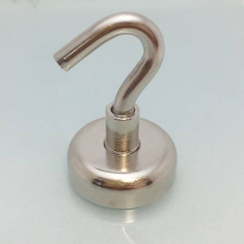 6Pcs Magnet Super Heavy Magnetic Hook Holder Neodymium Re