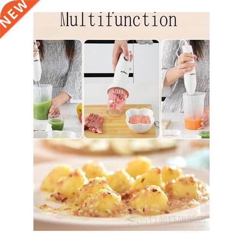 4-in-1 Stainless Steel Immersion Hand Blender Mixer Vegetab