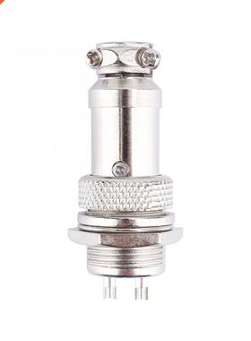 1set GX16 2Pns Male & Female Screw Type Electrcal Avaton