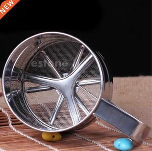 Stainless Steel Mechanical Flour Sifter Baking Icing Sugar S