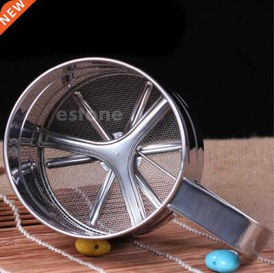 Stainless Steel Mechanical Flour Sifter Baking Icing Sugar S