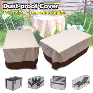 Outdoor Furniture Dustproof Cover Rectangle Waterproof Oxfor