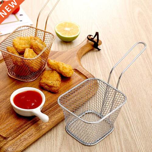 Professonal Rectangular Stanless Steel French Fres Basket
