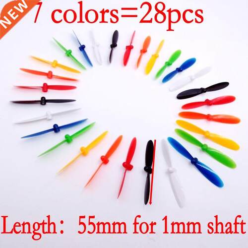 55mm 5.5cm Props Mini Propellers Blades For 1mm Motor Shaft