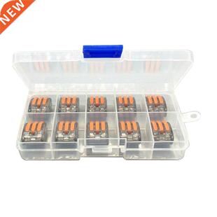 10 Pcs PCT-213 400V 32A Connect Lever Terminal Block Reusabl