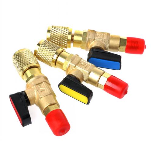 1/4 Male to 1/4 Female Straight Ball Valve AC Charging For