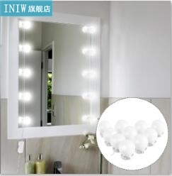 10LED Bulb White Hollywood Style LED Vanity Mirror Lights Ma