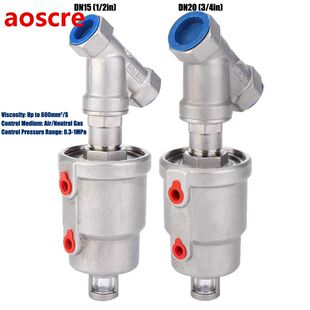 Actuator Ball Valve Stainless Steel Air Actuated Angle Seat
